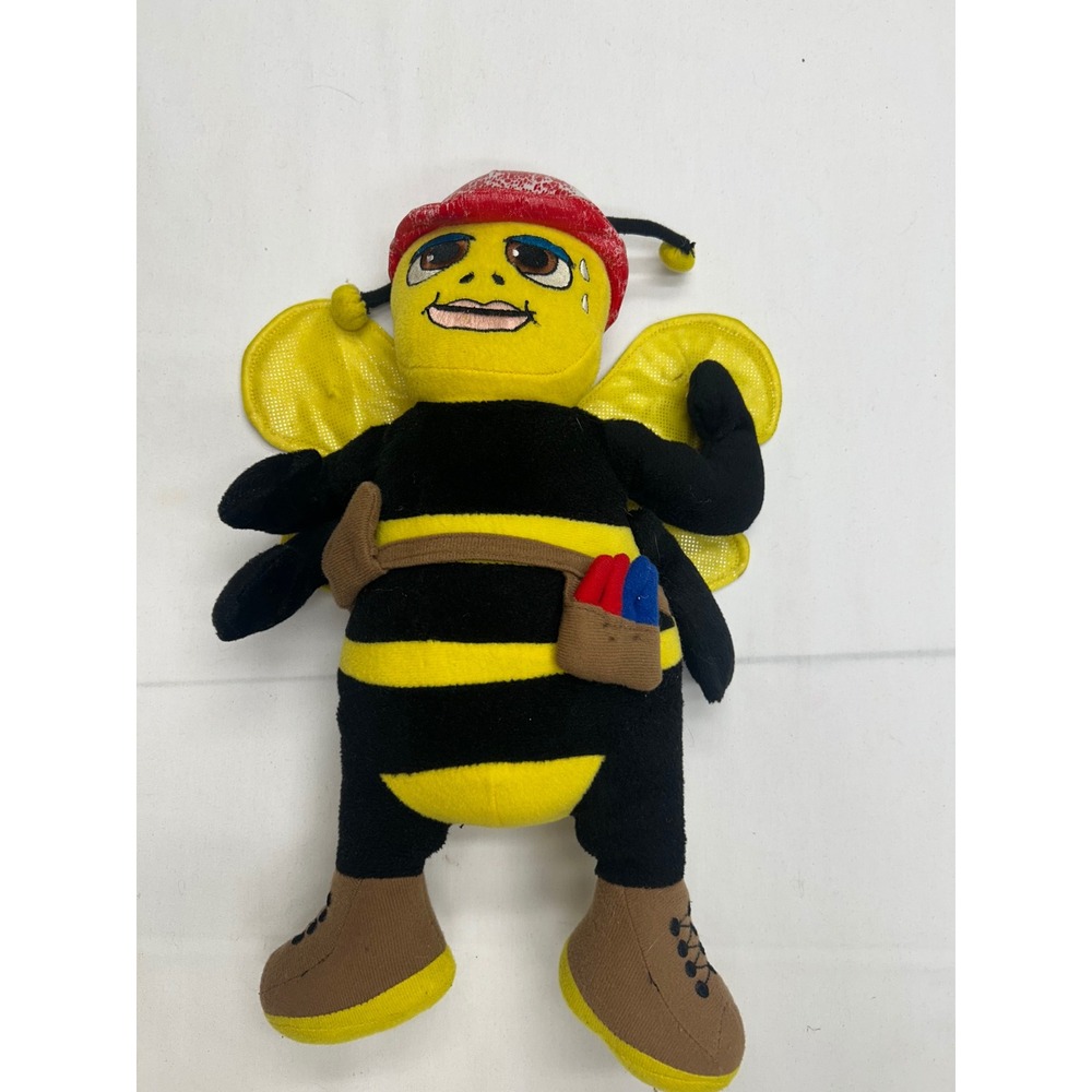 Barry B Benson Blue Eyeshadow Plush Bee Movie Meme Custom Stuffed Toy